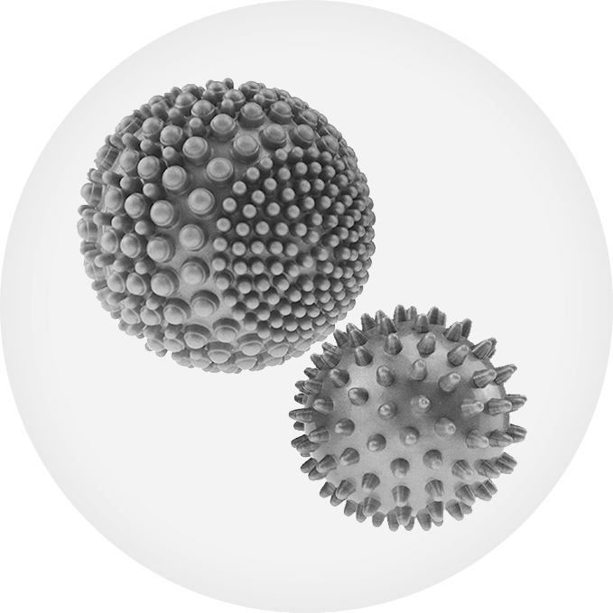 CareOmax 2In1 Spiky Massage Ball Set